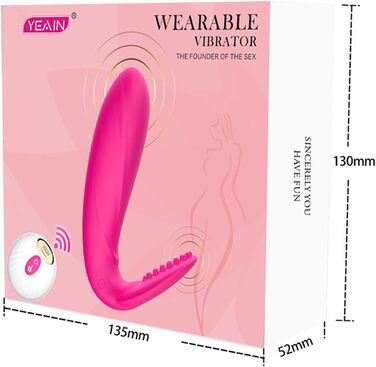 Вібратор-кулька ChicLSQ з пультом дистанційного керування, 10 режимів вібрації, для стимуляції клітора, вагіни та G-точки, нагрівається до 42°C