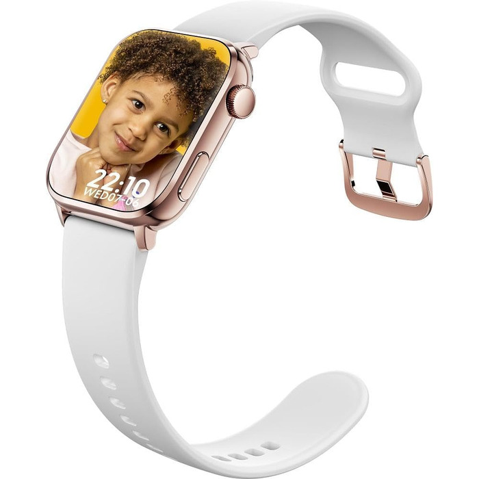 Смарт-годинник Ice-Watch ICE smart 2.0, силіконовий ремінець, дисплей 1,96 дюйма, колір Rose Gold & White