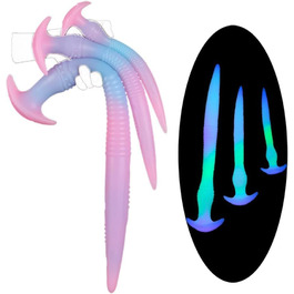 Анальний плагін NAIXBTY з ефектом супер-світлодіода, гнучкий, з рідкого силікону, для масажу простати та анального розширення. Іграшка для дорослих.