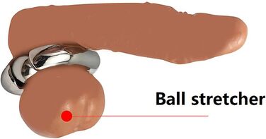 Сталевий кільце для яєчок 12X, кільце для пеніса, система бонджа для яєчок, розширювач яєчок, вага для яєчок, прес для яєчок, розширювач куль, CBT, сексуальні іграшки для чоловіків, комплект