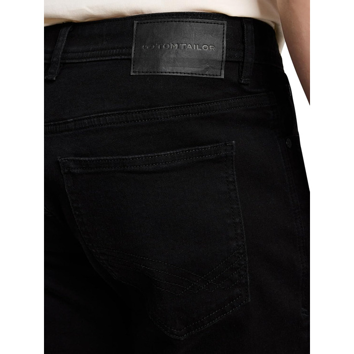 Чоловічі джинси Tom Tailor TTMARVIN Straight з ефектом Stretch, чорні (32W / 32L)