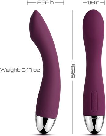 Вібратор SVAKOM Amy для жінок: стимуляція клітора та G-точки, силікон, анальний вібратор, інтимна іграшка преміум-класу