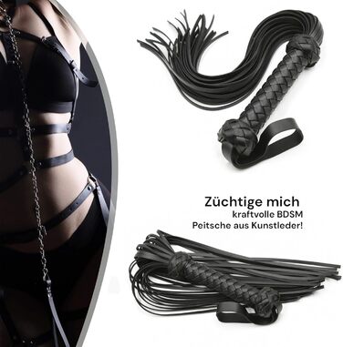 Пета (бич) для БДСМ: Флогер, бич 49 см, іграшки для БДСМ, сексуальні іграшки, екстремальні відчуття, пари, м'який бич, іграшки для БДСМ, шкіряний бич, Флогер, бич SM, FOPS B21-13