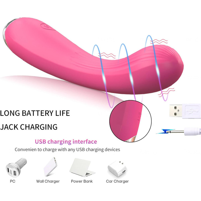 Вібратор G-Punkt Klitoris Ribbit – вібратор для жінок з 10 режимами, чорний
