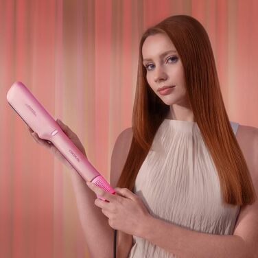 Випрямляч для волосся з функцією обдуву Cecotec Air Lisse Champagne: 3 режими роботи, 3 рівні температури (100-230°C), іонізація, колір шампань