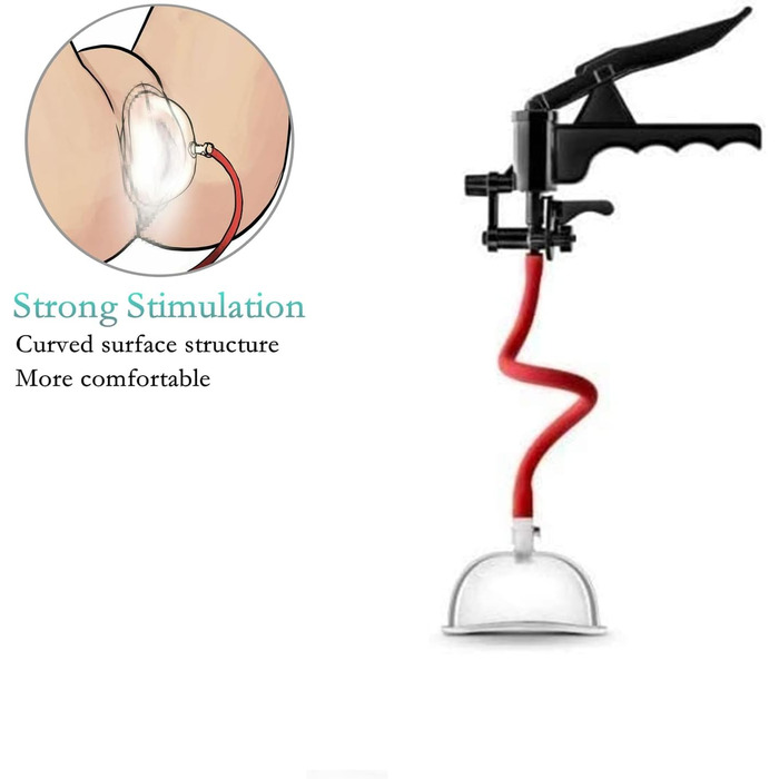 Вакуумний насос для стимуляції клітора та вагіни - набір для дорослих
