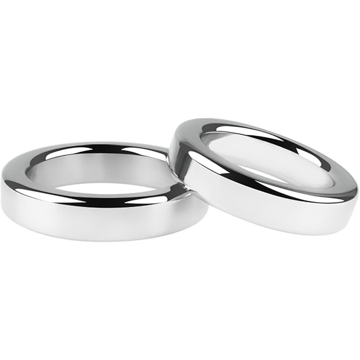 Набір з 3 шт. металевих обручів для яєчок (5 розмірів) – металеві обручі для пеніса, розтягувачі яєчок, обважнювачі мошонки, бондж, секс-іграшки для чоловіків, срібло