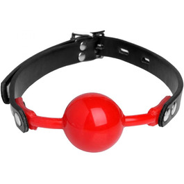 Силіконовий приглушувач для рота Hush Gag - Master Series Red