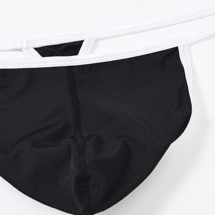 Танга з сіткою для чоловіків Eastisch, чорний колір, розмір XL. М'який та сексуальний дизайн