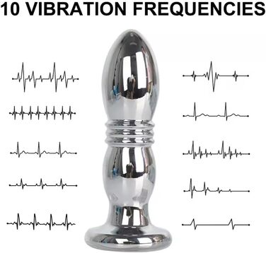 Анальні вібратори Qhysin з пультом дистанційного керування: 10 режимів, для чоловіків та жінок, стимулятор простати, секс-іграшки
