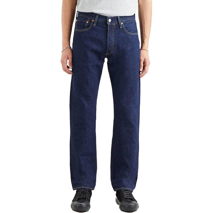 Чоловічі джинси Levi's 501 Original Straight Fit, прямий крій, колір One Wash, розмір 36W/32L