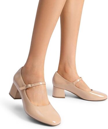 Жіночі туфлі-човники DREAM PAIRS із закритим носком, бежеві (розмір 38.5 EU)