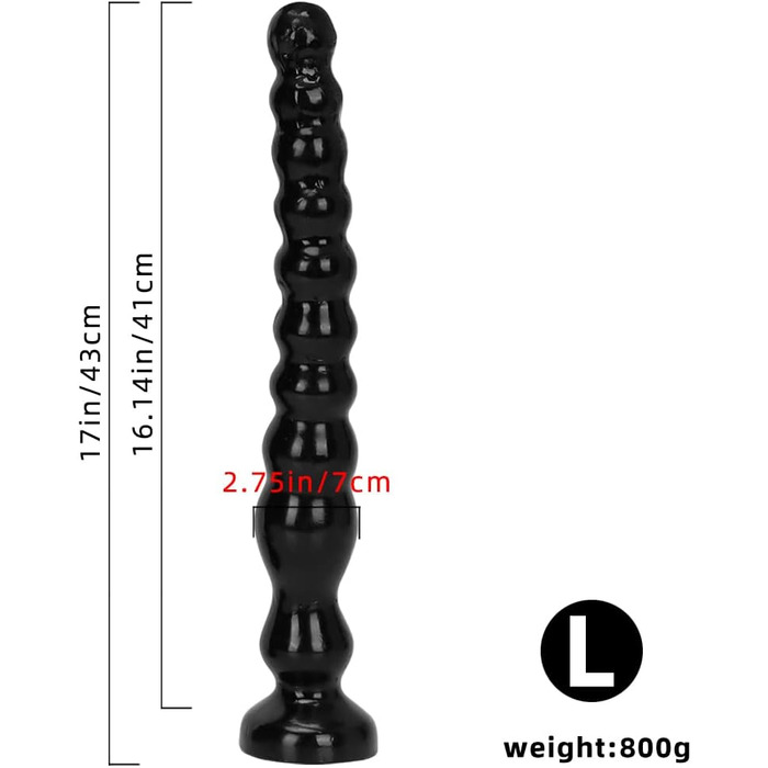 Анальні перлини Dildo - великий анальний плагіат для чоловіків, жінок та пар. Масаж простати, тренажер ануса. Стимулятор G-точки.