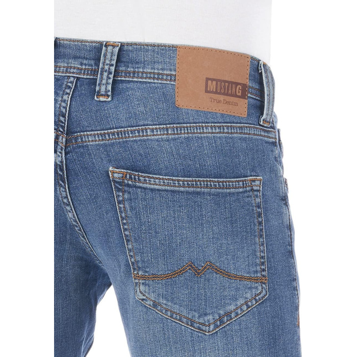 Чоловічі джинси Mustang Oregon Tapered, колір Medium Blue Denim, розмір 33W/34L