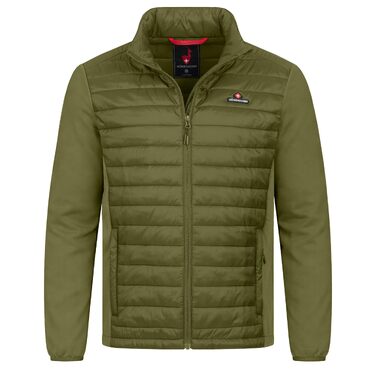 Чоловіча гібридна куртка Höhenhorn Kaprun Softshell зі стібками, спортивна куртка, зелена, розмір S