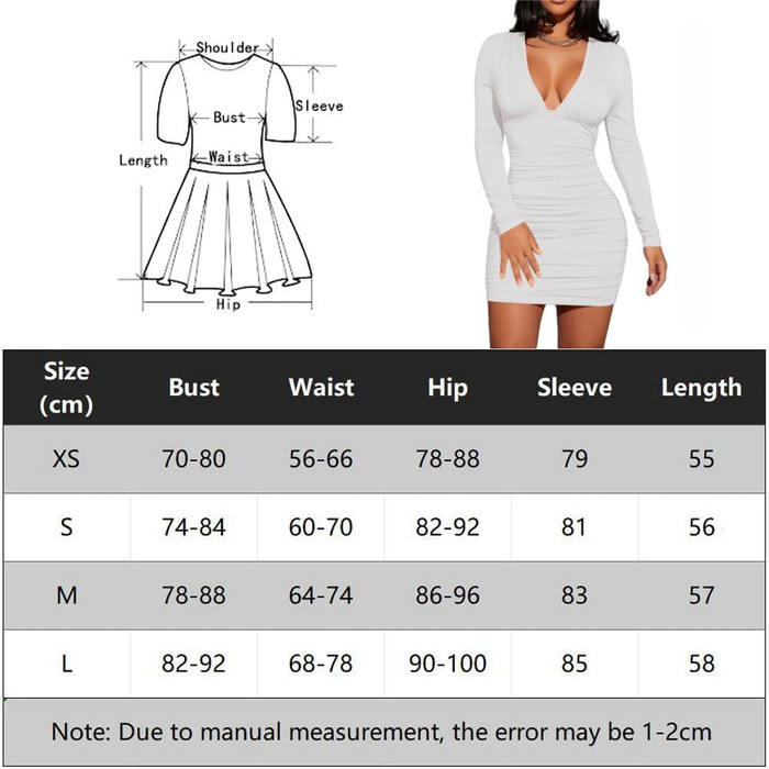Біла сукня Haibang з V-подібним вирізом, облягаюча, на запах, з рюшами, для вечірок та клубів