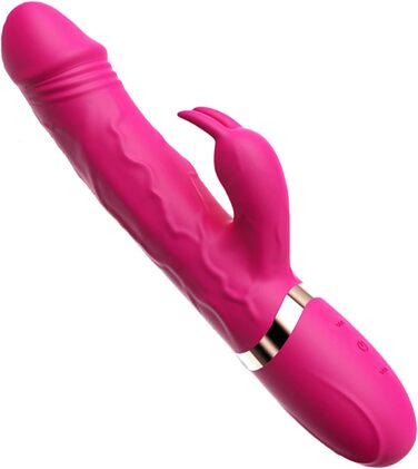 Вібратор для жінок Klitoris та G-точка, Rabbit Silikon, 10 режимів, Рожевий