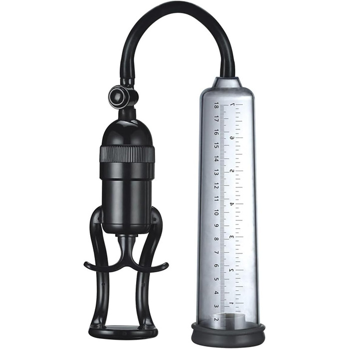 Вакуумна помпа для збільшення пеніса, ручна, з силіконовою трубкою та ручкою. Тренажер для ерекції, іграшка для чоловіків