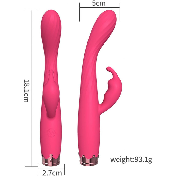 Вібратор Rabbit для жінок G-Spot, 10 режимів, синій