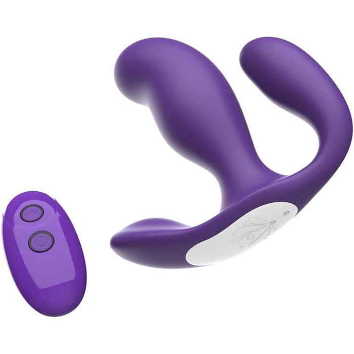 Вібратор-стимулятор для жінок 3-в-1 з 7 режимами та пультом керування, JFRong. Для клітора, G-точки та анусу. Масажер простати, тихий, для пар.