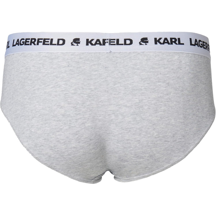 Чоловіча футболка Karl Lagerfeld з логотипом (X3), чорна (S, чорний/білий/сірий)