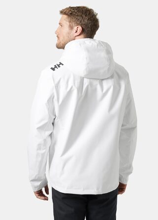 Чоловіча утеплена куртка-мідлеєр Helly Hansen Midlayer Crew Jacket 2.0 з капюшоном, водонепроникна outdoor-куртка, XL, біла