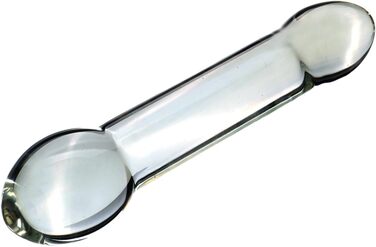 Скляний анальний плагін XXL: великий, гладкий, для чоловіків та жінок. Скляний ділос, анальні кульки, плагін для анального сексу. Матеріали: скло, кришталь.