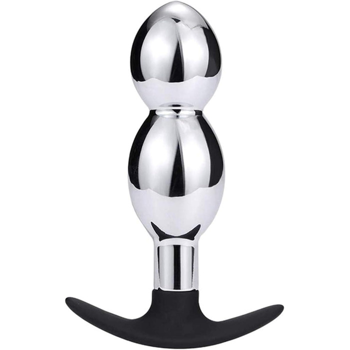 Анальний дildo з нержавіючої сталі для дорослих - SM іграшки для жінок та чоловіків