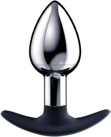 Анальний плагін для жінок з кулькою всередині – металевий батплъг для інтенсивних відчуттів, секс-іграшка для пар та початківців LZYLWC (S+L)