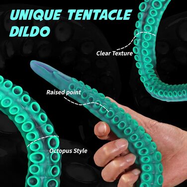 Анальний дилдо з силікону 'Nothosaur' з присосками, для жінок та чоловіків, фентезійний дизайн, (M, Summon)
