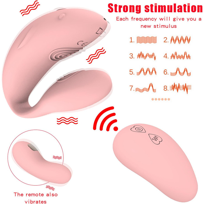 Вібратор PINTLE U-подібний міні-вібратор для жінок, 8 режимів, стимулятор G-точки, анальний вібратор, іграшки для дорослих