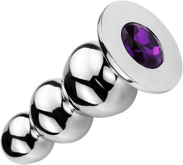 Анальний плагін з нержавіючої сталі з кулями - іграшка для дорослих, SM для жінок, пар, чоловіків
