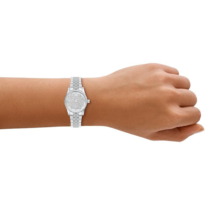 Жіночий наручний годинник Michael Kors Lexington, 26мм, кварцовий механізм, сталевий браслет (сріблястий)
