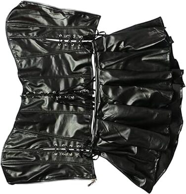 Жіноче корсетне плаття з екошкіри, червоне, розмір M - сексуальний образ для вечірок та клубів