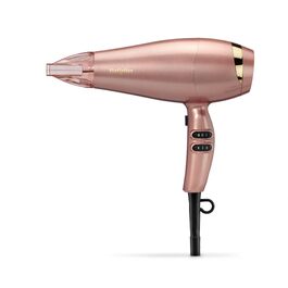 Професійний іонний фен BaByliss Rose Gold 2100W з керамічним покриттям, 3 температурні та 2 швидкісні режими, сріблястий, 5336PE EU