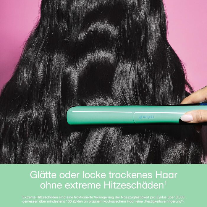 Випрямляч для волосся ghd gold Glätteisen: багатофункціональний стайлер для гладкості та ефекту анти-фриз (Jelly Mint)