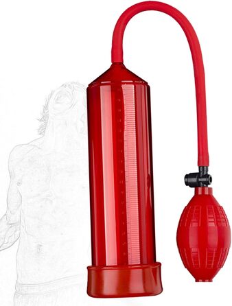 Ручний пеніс-насос TRQOYTU з мірною шкалою та помпою. Тренажер для стимуляції та збільшення пеніса. Іграшка для дорослих.