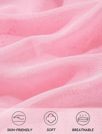 Комплект жіночої білизни FEOYA: мереживне боді, корсет, трусики, панчохи (рожевий, розмір L)