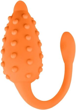 Вібратор силіконовий NAIXBTY з пультом керування - віброяйце для стимуляції (оранжевий)