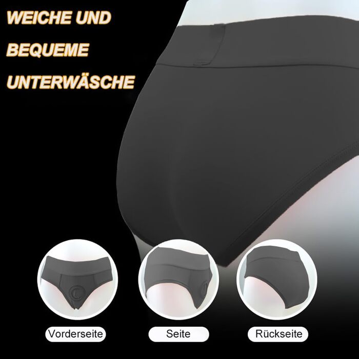 Подвійний дildo на поясі, розмір L, Slip з внутрішнім дільдо, чоловіча/жіноча іграшка для дорослих, силікон, анальний плагін, стимуляція G-точки