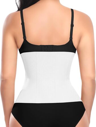 Корсет для талії жіночий, вашіть трейнер, модель #2, білий, 3XL