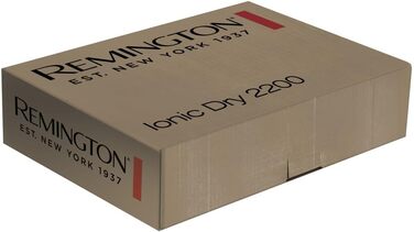 Фен для волосся Remington D3199 з іонізацією та керамічним покриттям, 2200 Вт, білий (дифузор та насадка для стайлінгу в комплекті)