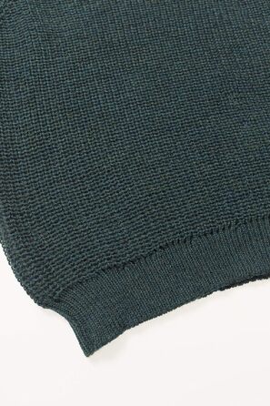 Чоловічий класичний в'язаний светр Aran Crafts, колір мох (зелений), розмір XXL