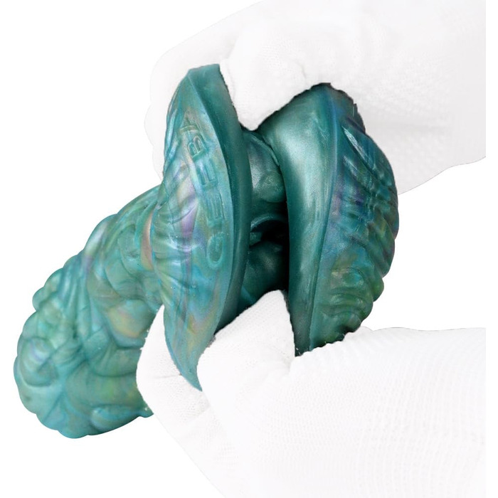 Іграшка для чоловіків Jixaxe Alien Monster - реалістична мастубаційна іграшка з вагінальним та анальним отвором, компактна, 3D, для соло