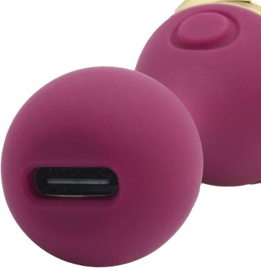 AMORELIE Flirt – Вібратор для пальців | Водонепроникний | З м'якого силікону, Червоний