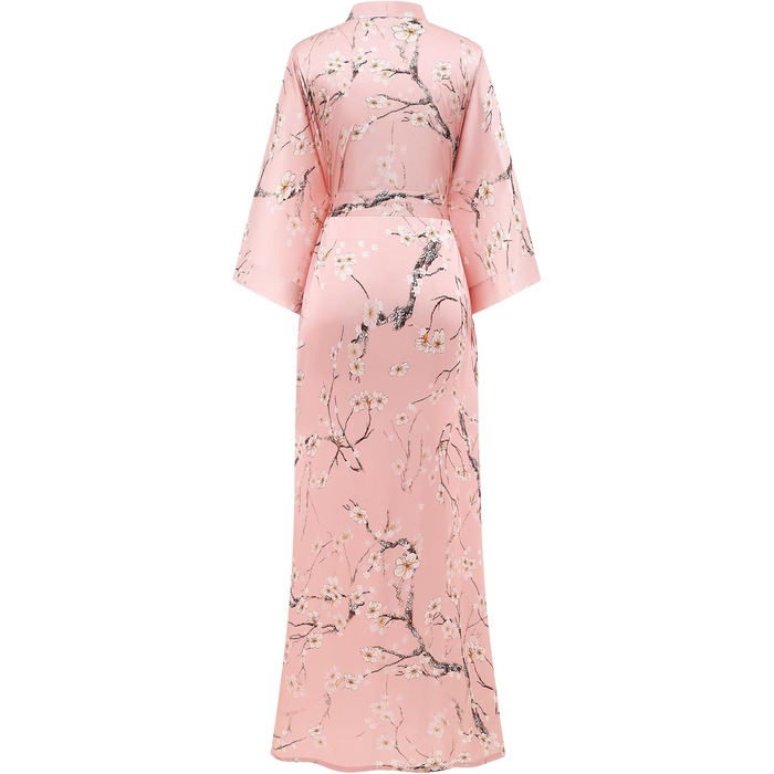 Халат жіночий BABEYOND з квітковим принтом, рожевий (один розмір)