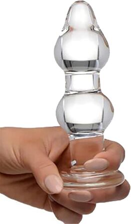 Скляний анальний плагін Hrekssi XXL: діаметр 45/75/80 мм, плагін для ануса, скляний дildo, іграшки для дорослих для чоловіків та жінок