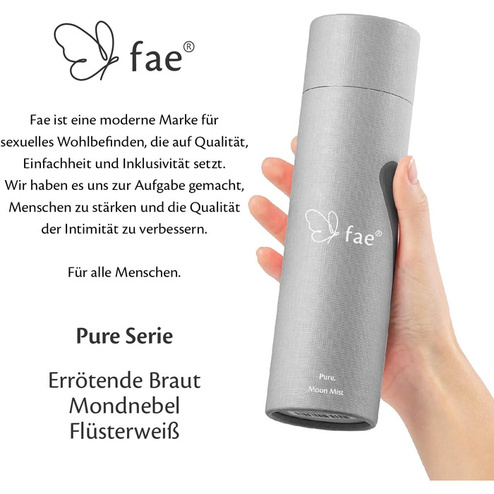 Вібратор жіночий Fae Pure Moon Mist - компактний, тихий, з підзарядкою, 160 режимів вібрації