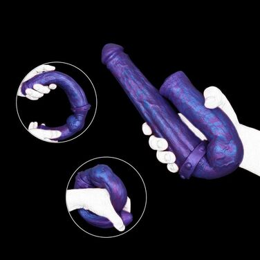 Подвійний анал-дилда Jixaxe 40см з реалістичним дизайном коня та собаки - сексуальні іграшки для жінок