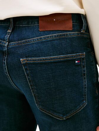Чоловічі джинси Tommy Hilfiger Denton Straight Jasper Indigo (сині), прямий крій, розмір 36W/32L